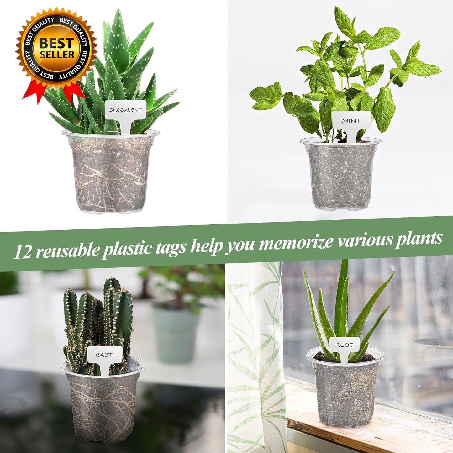 133-Pack Hydroponic Grow Sponges Kit Replacement Seed Starter Pods Compatible