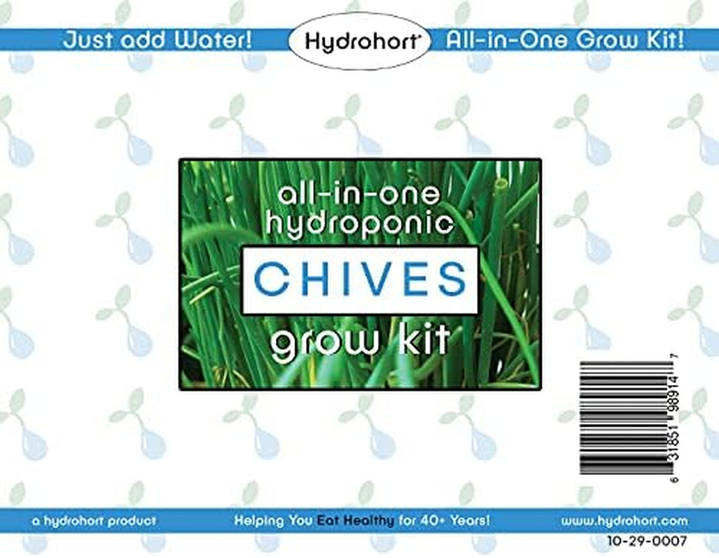 Chives Herb Growing Kit by | Growing Chives Seeds Is Easy with Our Mason Jar Herb Garden Starter Kit | Chives Seeds for Planting Are Perfect in Our Herb Kit