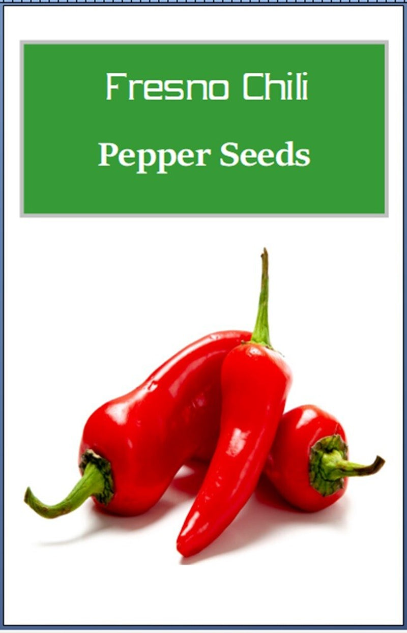 Fresno Chili Pepper Seeds | NON-GMO | Heirloom | Fresh Garden Seeds