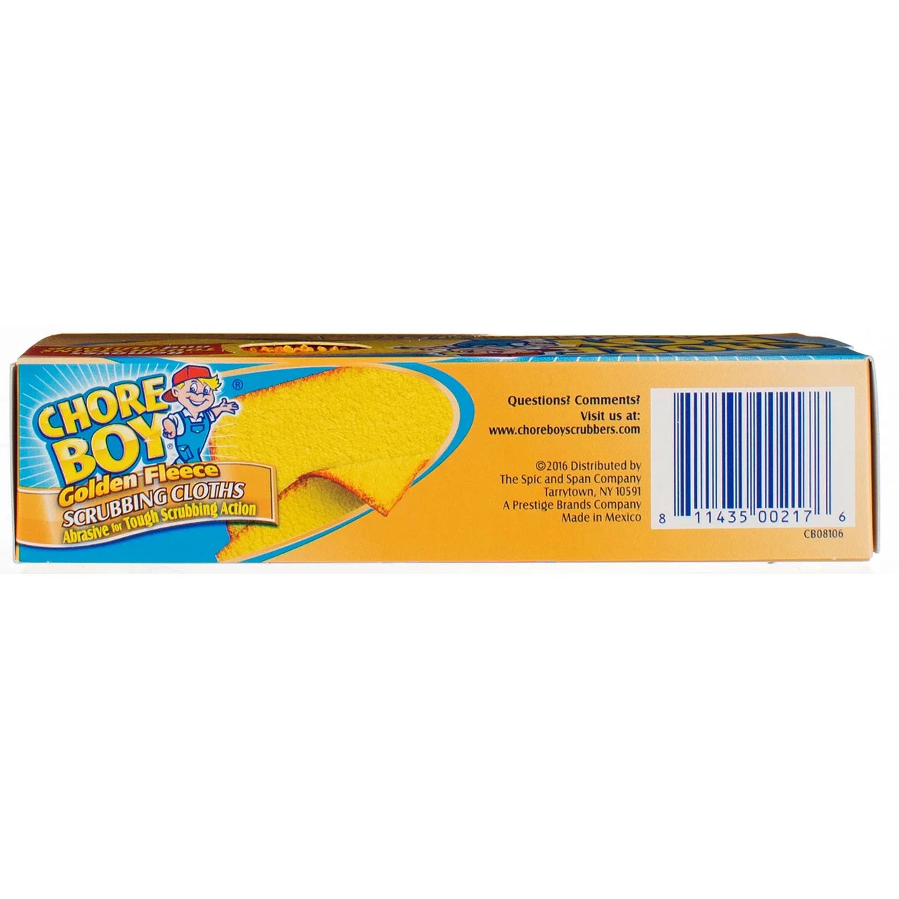 Golden Fleece Abrasive Scrubbing Cloth, 5.25In X 5.25In, 2 Ct (2 Pack) (Bundle)
