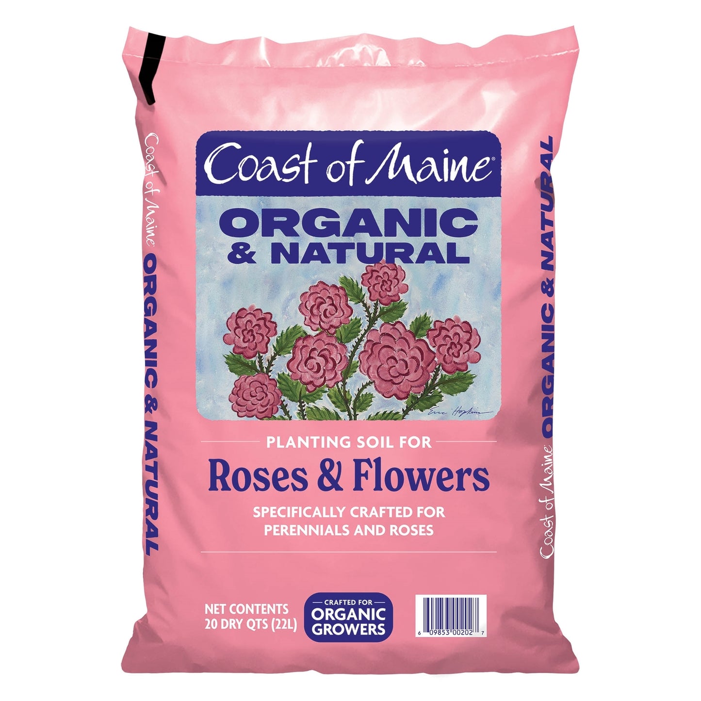 Coast of Maine Roses and Flowers Organic Planting Soil 20Qt, 2 Pack