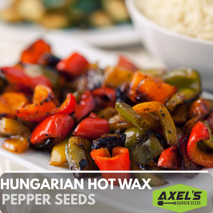 Hungarian Hot Wax Pepper Heirloom Non-Gmo Seeds