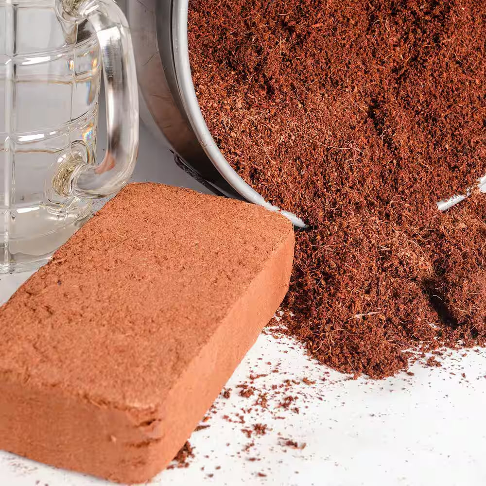 1.40 Lbs. Coir Soil Amendment Brick, Made from Coconut Husks Brick That Rxpands to 8 Qt. of Soil