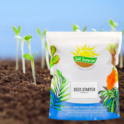 All Natural Seed Starting Mix (8 Quarts), Expert Grade Seed Starter Potting Mix, Start Herbs, Vegetables, and Other Grass
