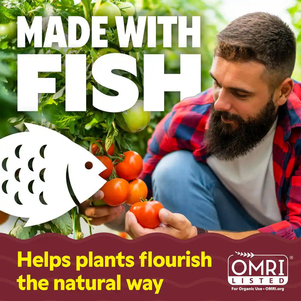 640 Oz. (5 Gal.) Organic Gardening Liquid Fish Emulsion Plant Food Fertilizer Concentrate 5-1-1
