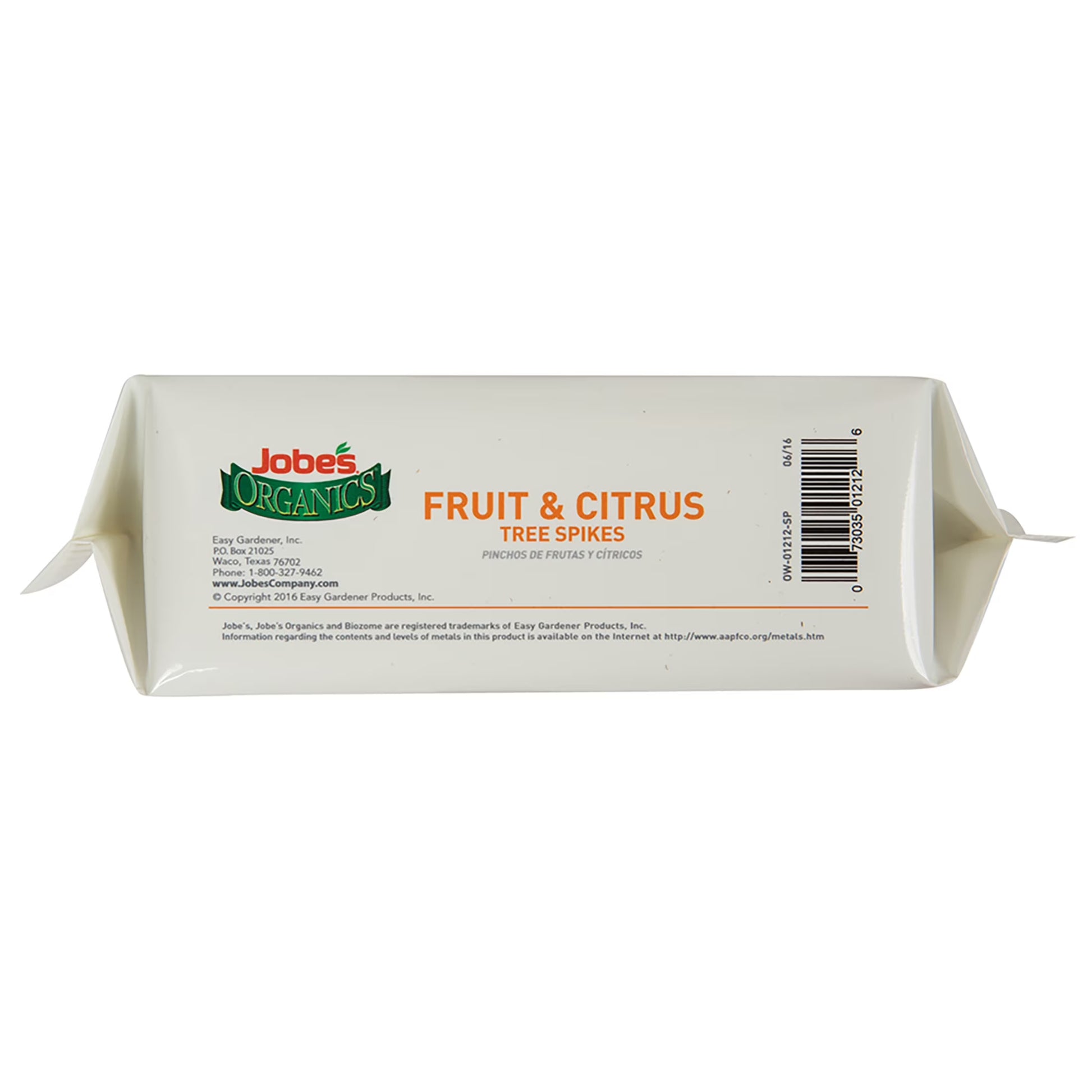 Slow Release Fruit and Citrus Plant Fertilizer Spikes, 8 Count