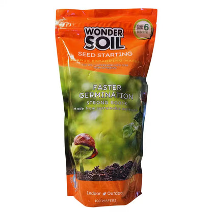 100 Premium Organic Expanding Coco Coir Seed Starting Soil Wafers
