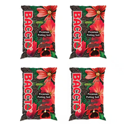 General All Purpose Premium Potting Soil with Perlite, 25 Lbs. (4-Pack)