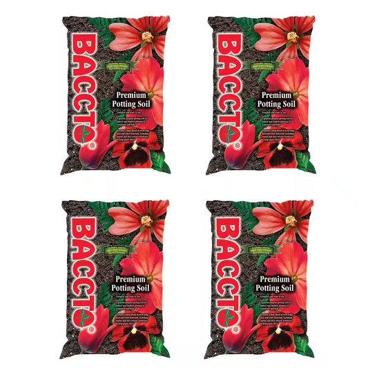General All Purpose Premium Potting Soil with Perlite, 25 Lbs. (4-Pack)
