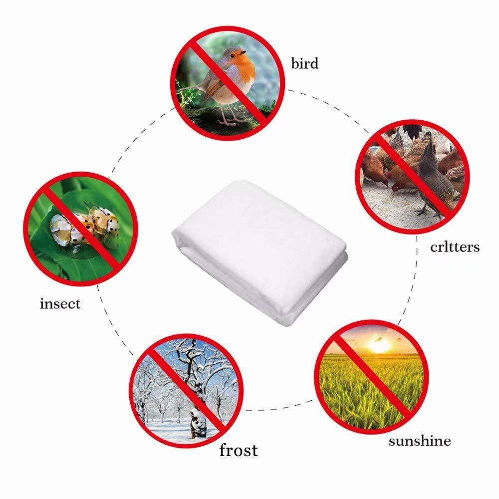 72 In. X 60 In. 0.95 Oz. Plant Cover Warm Worth Frost Blanket, 3D Roundcube Shrub Jacket