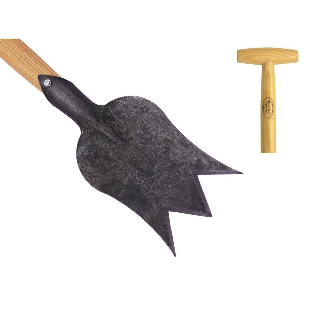 38.6 In. L Tulip Spade Long T Handle Garden Fork, Handle 31.9 In. L