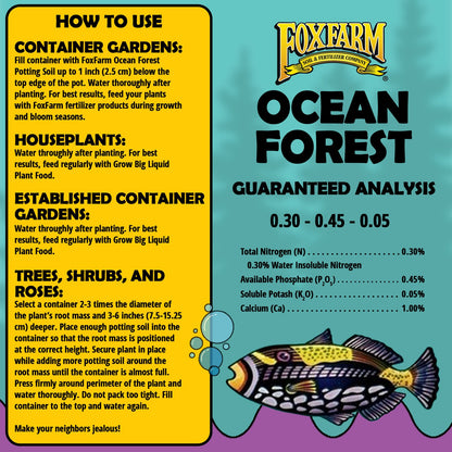 Foxfarm Ocean Forest Potting Soil, 1.5 Cu Ft