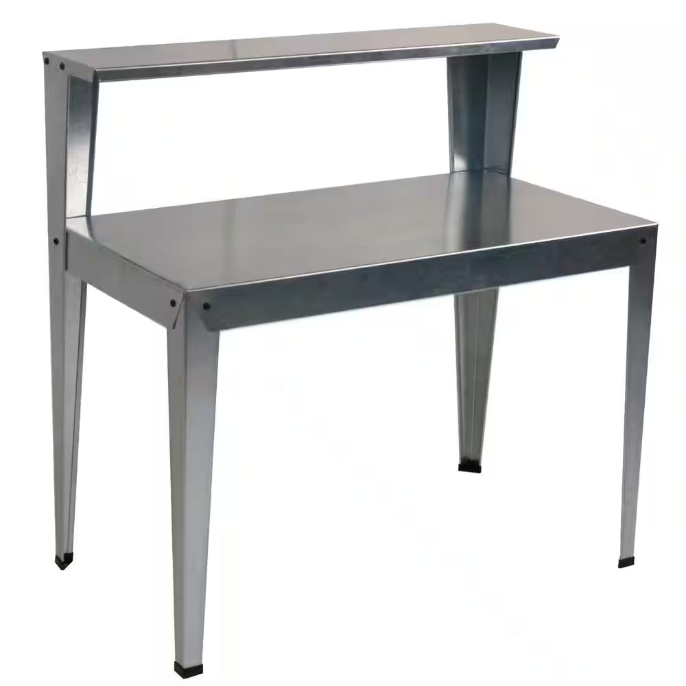 Potting Bench 44 In. W X 24 In. D X 44 In. H Galvanized Steel Silver GREENHOUSE Accessory