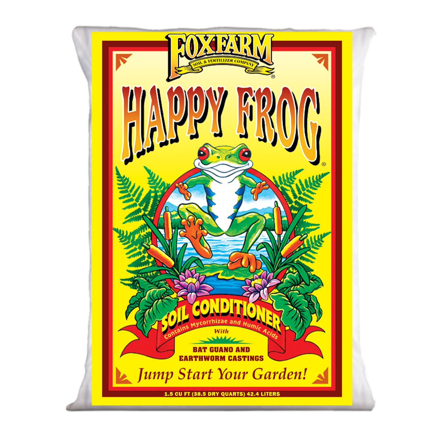 Foxfarm Happy Frog Garden Soil Conditioner with Beneficial Microbes, 1.5 Cu Ft