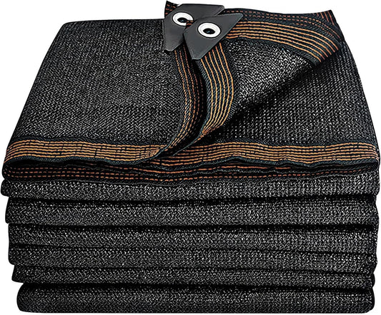 Durable 50% Black Shade Cloth 20X30 FT with Grommets for Garden & Greenhouse