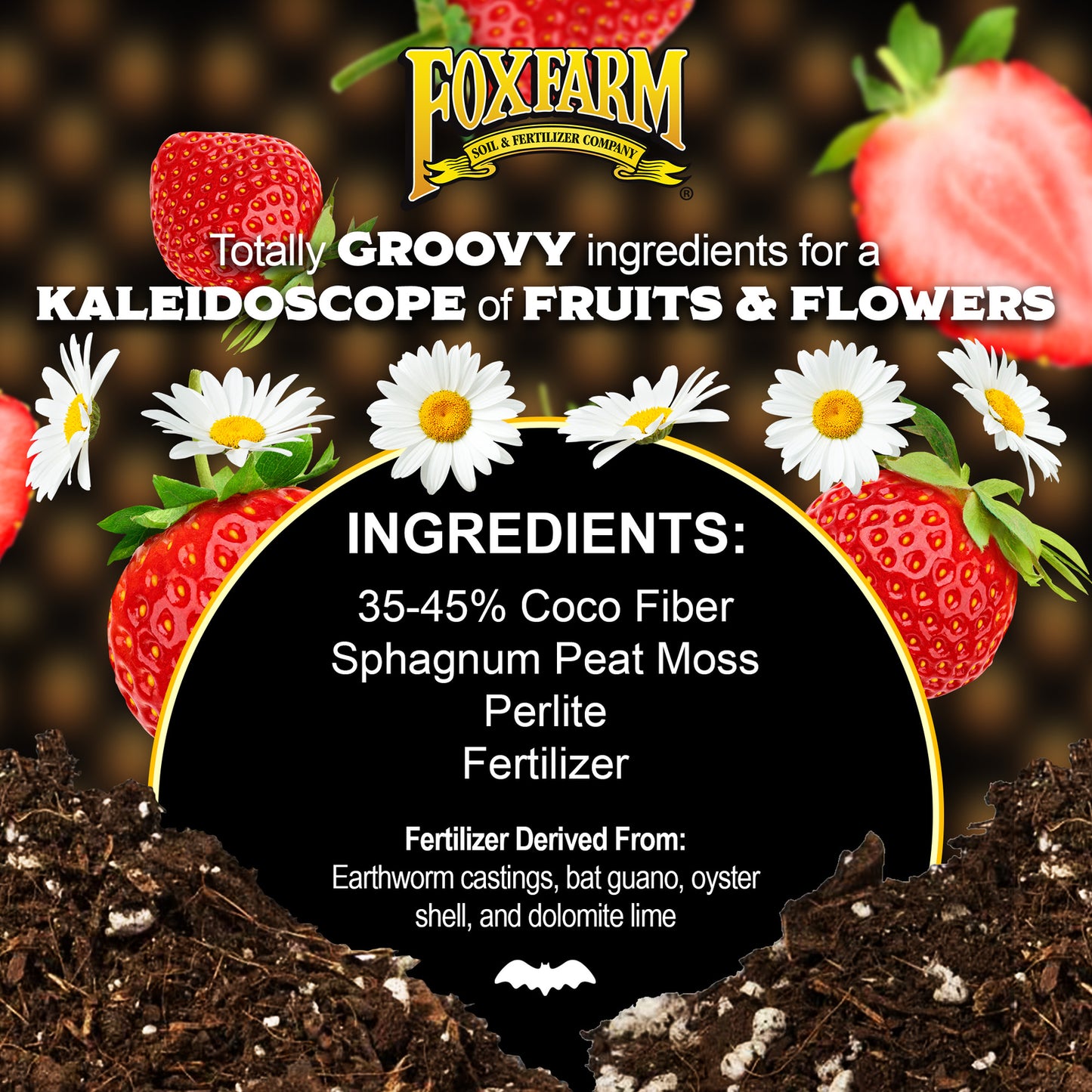 Foxfarm Strawberry Fields Fruiting & Flowering Potting Soil, 1.5Cu Ft (2 Pack)