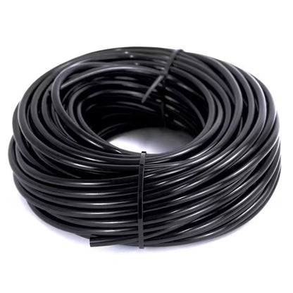 100 Ft. 1/4 In. Drip Irrigation Tubing, Blank Hose for Garden Watering System, Compatible with Emitters and Fittings