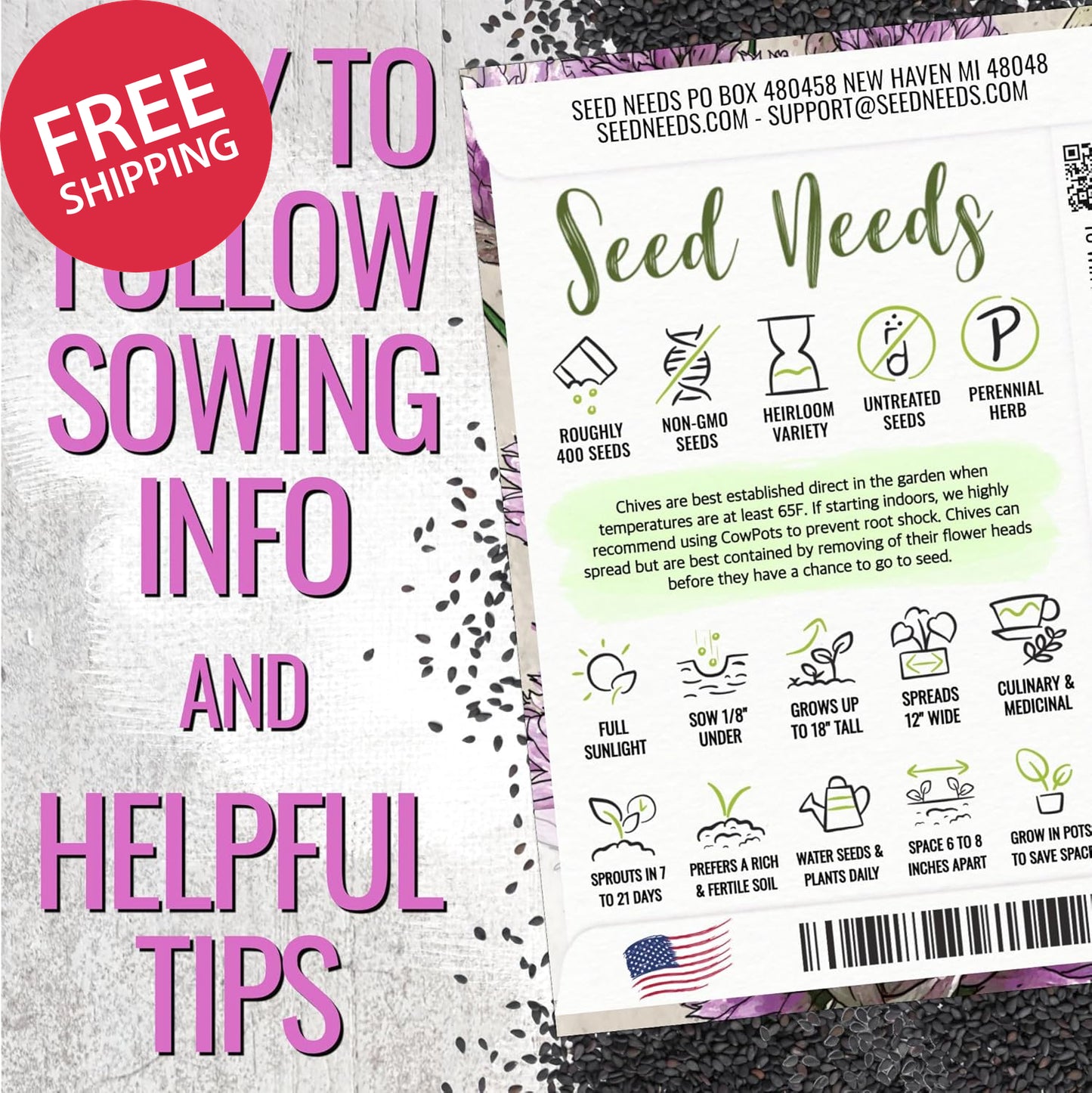 Herb Seeds Variety Pack Culinary Herb Collection (12 Individual Packets for Plan