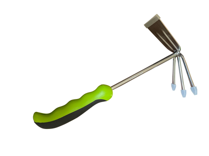 2-in-1 Garden Cultivator Rake Hoe Tiller Tool