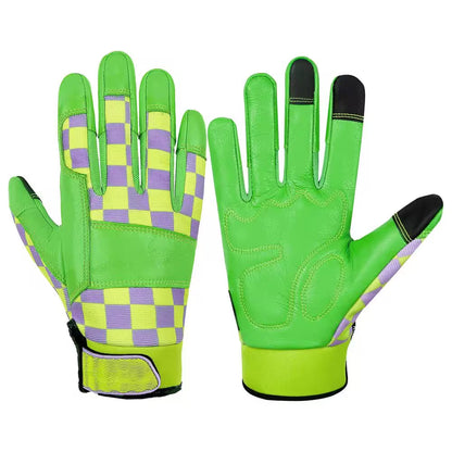Microfiber Leather Gardening Gloves Thorn Proof Replacement for Weeding Digging Planting Pruning Touchscreen Use