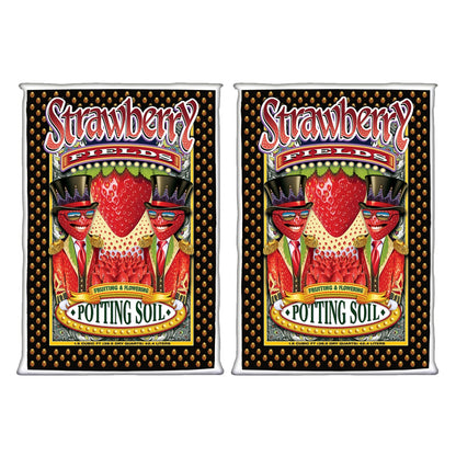 Foxfarm Strawberry Fields Fruiting & Flowering Potting Soil, 1.5Cu Ft (2 Pack)