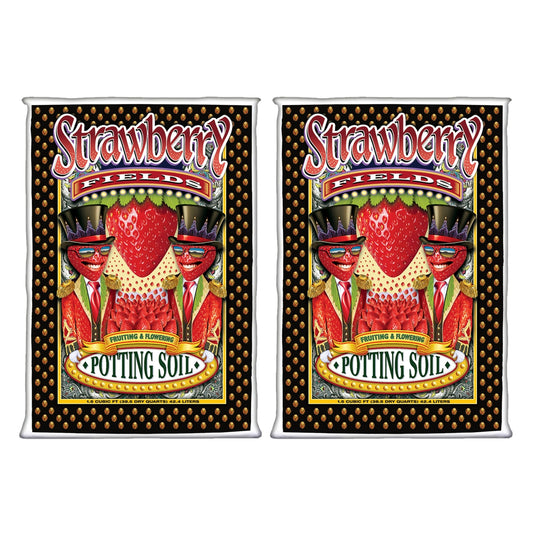 Foxfarm Strawberry Fields Fruiting & Flowering Potting Soil, 1.5Cu Ft (2 Pack)