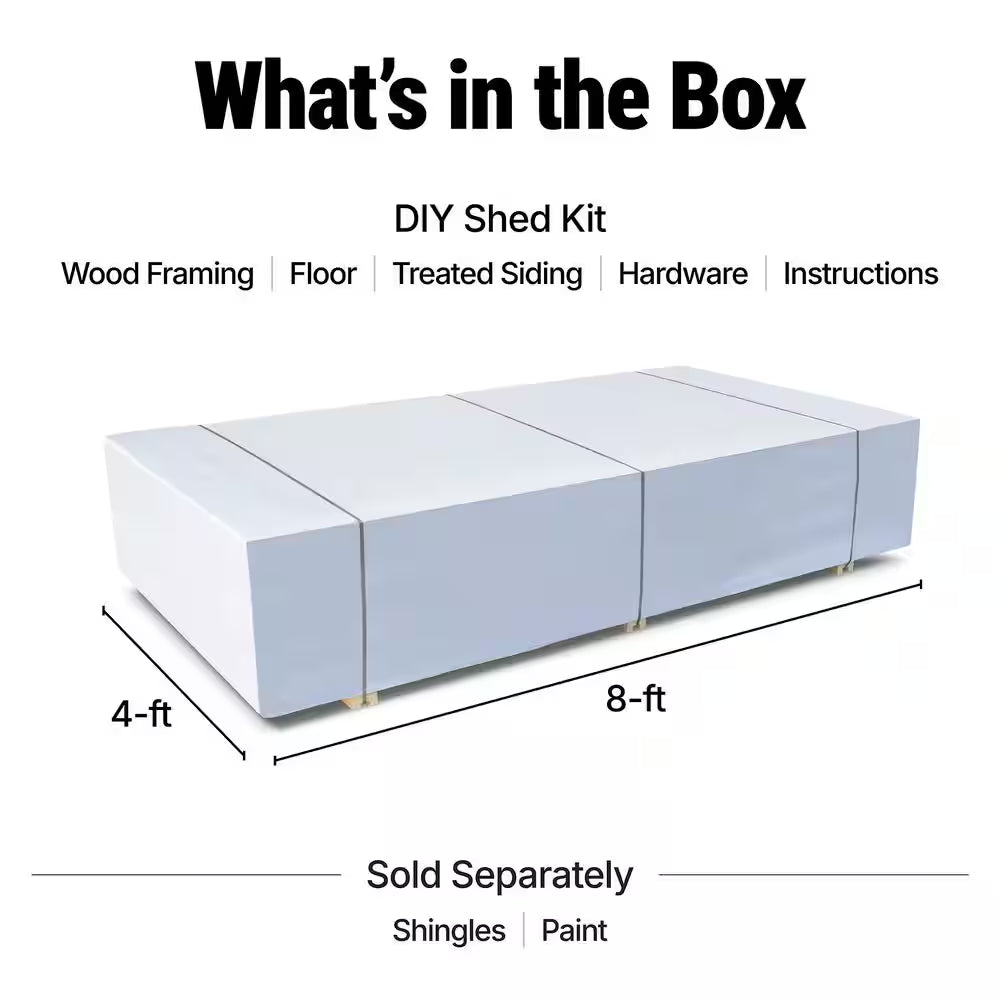 Montana Do-It-Yourself 8 Ft. X 10 Ft. Barn Style Wood Garden Shed Storage with Smartside Siding and Loft (80 Sq. Ft.)