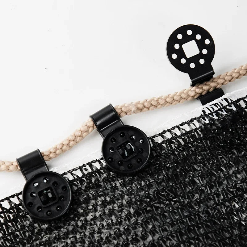 Sunshade Net Special Fixing Clip Sun Net round Pull Ring Sunscreen Net Fixing Buckle Pergolas for Outdoor Garden Awnings Terrace