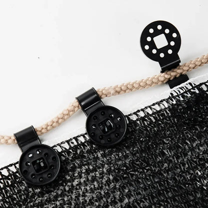 Sunshade Net Special Fixing Clip Sun Net round Pull Ring Sunscreen Net Fixing Buckle Pergolas for Outdoor Garden Awnings Terrace