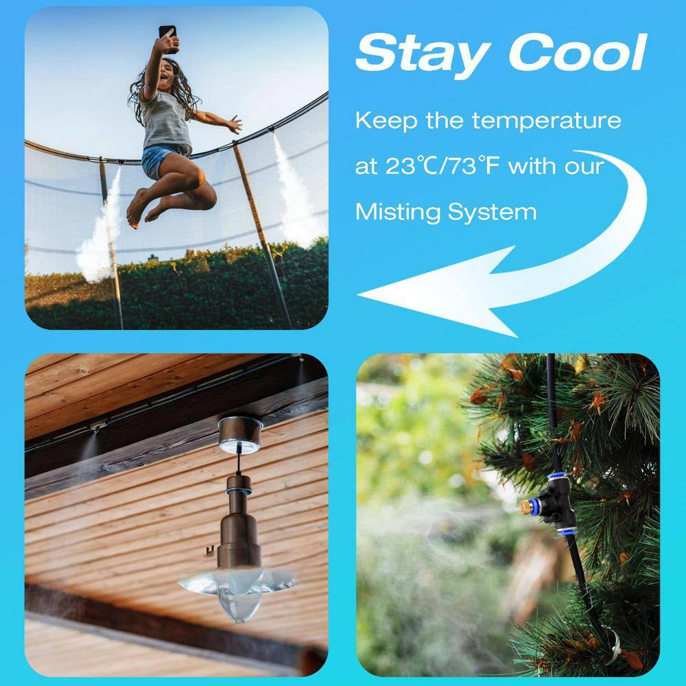 Efficient 59 Ft. Misting Cooling System for Outdoor Patio