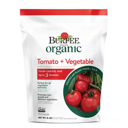 8 Lbs. Organic Dry Fertilizer Tomato and Vegetable Plant Food