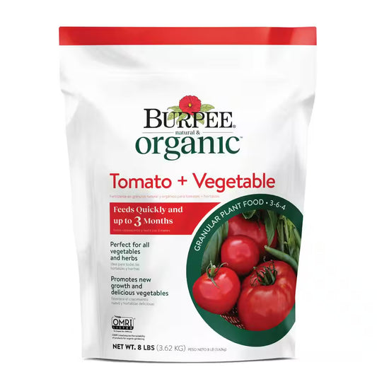 8 Lbs. Organic Dry Fertilizer Tomato and Vegetable Plant Food