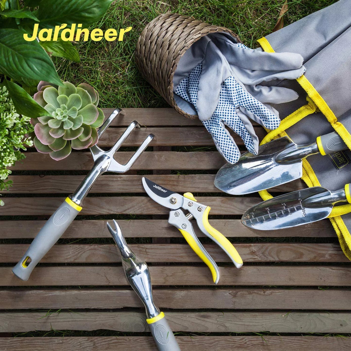 Garden Tools Set, 8PCS Heavy Duty Garden Tool Kit,Gardening Tools