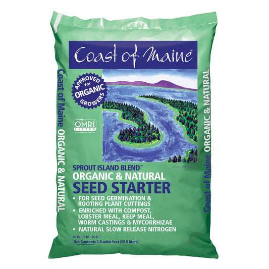 Coast of Maine Sprout Island Blend Organic & Natural Seed Starter, 2 Cu Ft