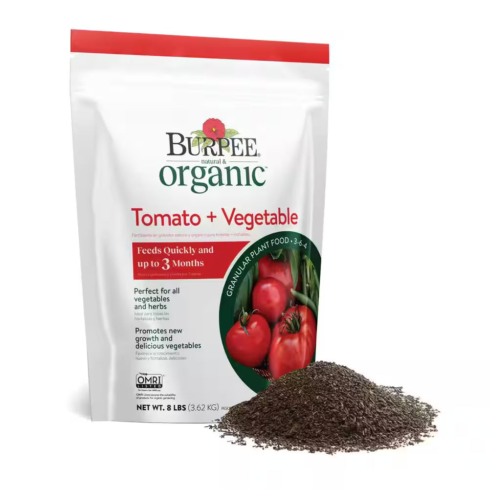 8 Lbs. Organic Dry Fertilizer Tomato and Vegetable Plant Food