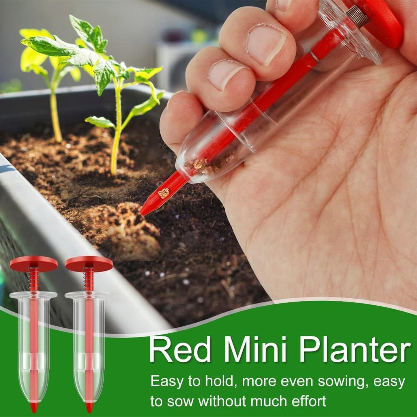 17 PCS Mini Seed Spreader, New Mini Gardening Spreaders, Mini Sowing Seed Dispen