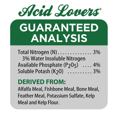 1 Lb. 13 Sq. Ft. Organic Acid Lovers Azalea Camellia Rhododendron and Maple Dry Fertilizer