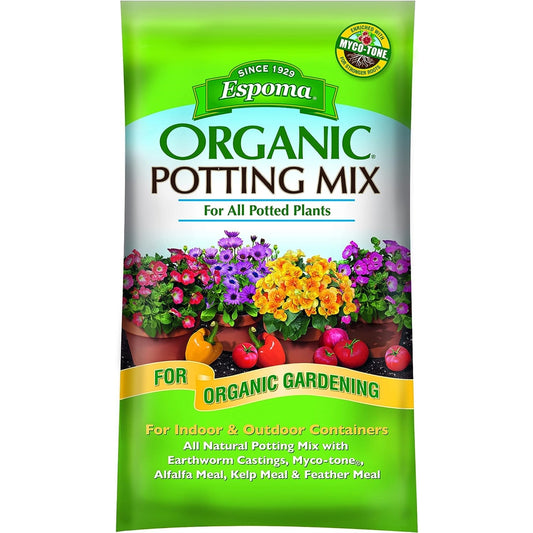 Espoma Organic Potting Soil Mix for All Container Plants, 1 Cu Ft