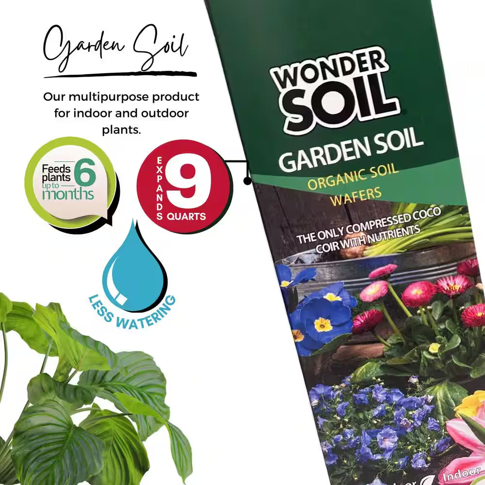 Premium Organic Expanding Coco Coir Seed Starting and Garden Soil Wafers
