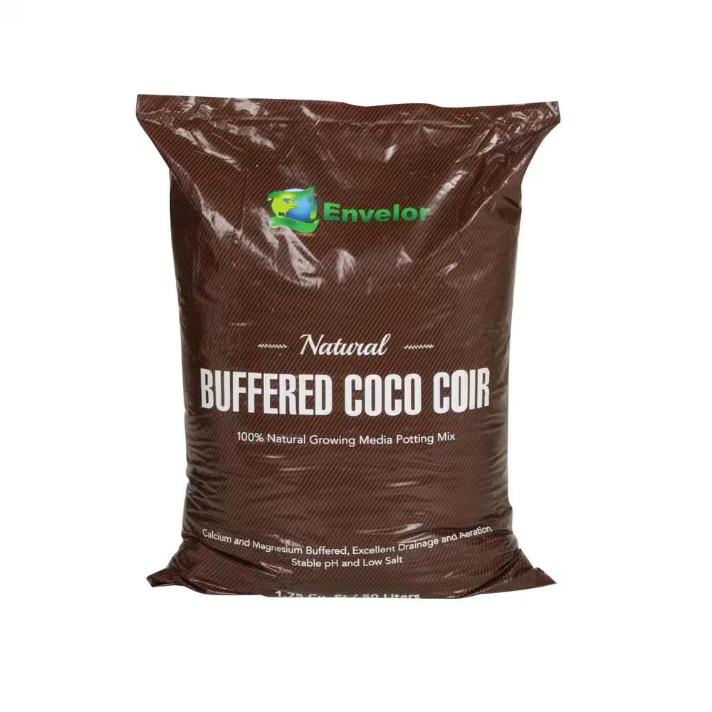 1.75 Cu. Ft. Brown Fluffed Coco Potting Soil Mix
