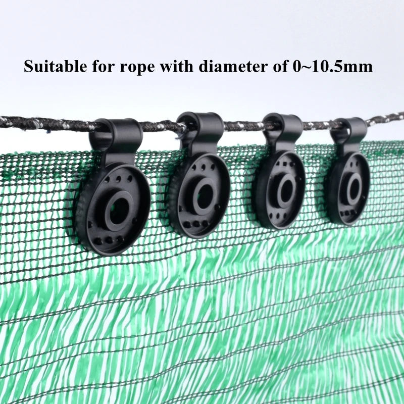 1~100Pcs Sun Shading Net Clip Home Fence Installation Hook Greenhouse Sunshade Net Clamp Outdoor Tent Hang Expand Net Fix Clips