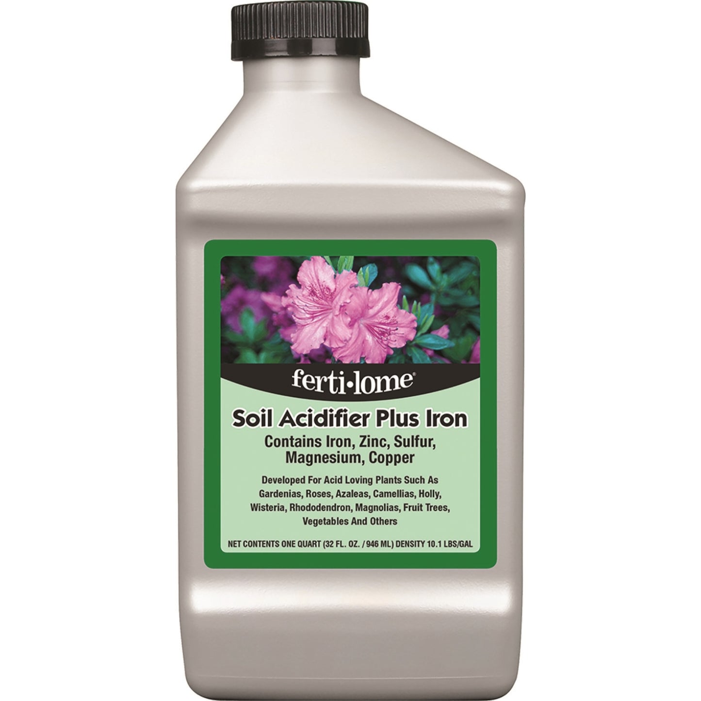 Fertilome Soil Acidifier plus Iron for Acid Loving Plants, 32Oz