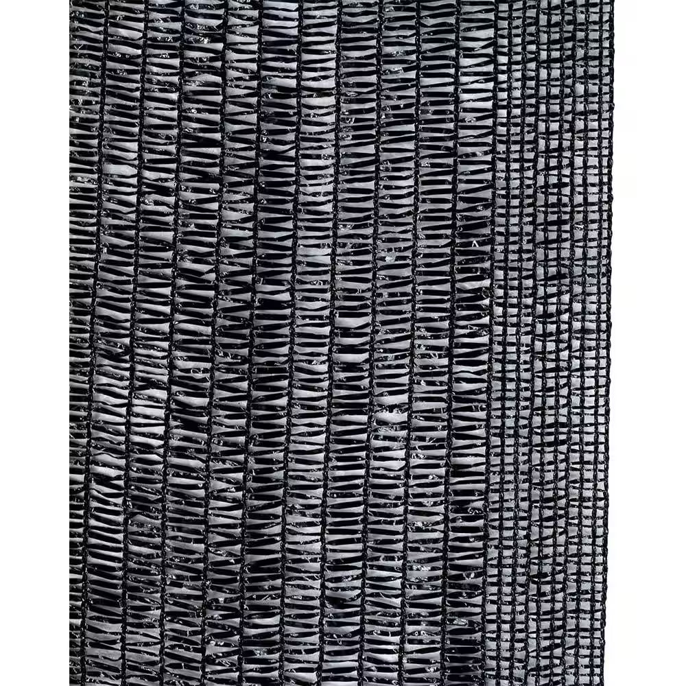 6 Ft. X 12 Ft. 40% Shade Cloth Sunblock Fabric Cut Edge with Free Cilps UV Resistant for Garden Plants Cover, Black