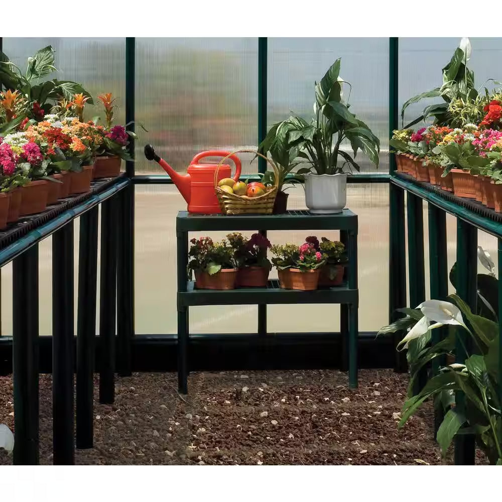 2-Tier Durable Plastic Bench