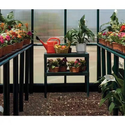 2-Tier Durable Plastic Bench
