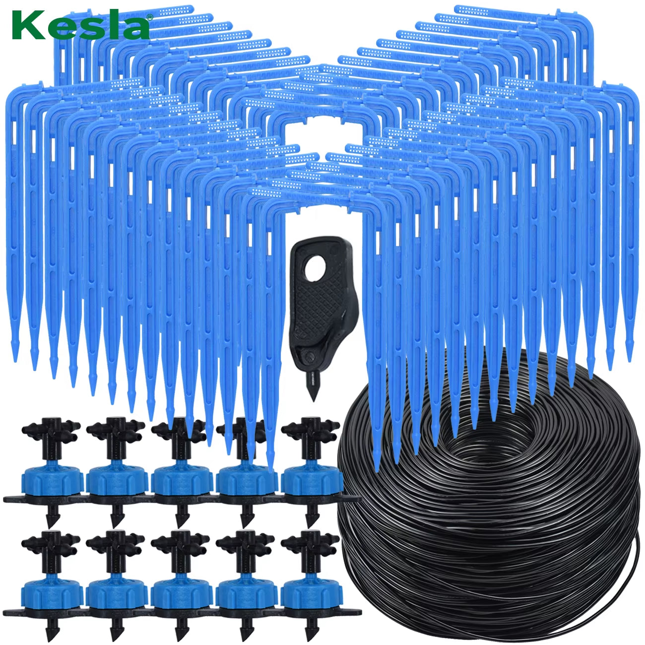 Greenhouse Drip Irrigation 4-Way 3/5Mm 2-Way Drip Arrow Transmitter Garden Automatic Watering System Potted Plant 10/20Set