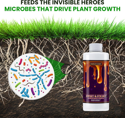 Sweet & Sticky Carbohydrate and Saccharide Plant Energy Additive | Indoor and Outdoor Plant Nutrients Enhancer for Growth and Aroma | Boosts Flavor and Development | 8 Ounce