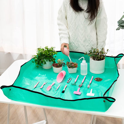 25Pcs Mini Garden Hand Transplanting Succulent Tools Set & mat