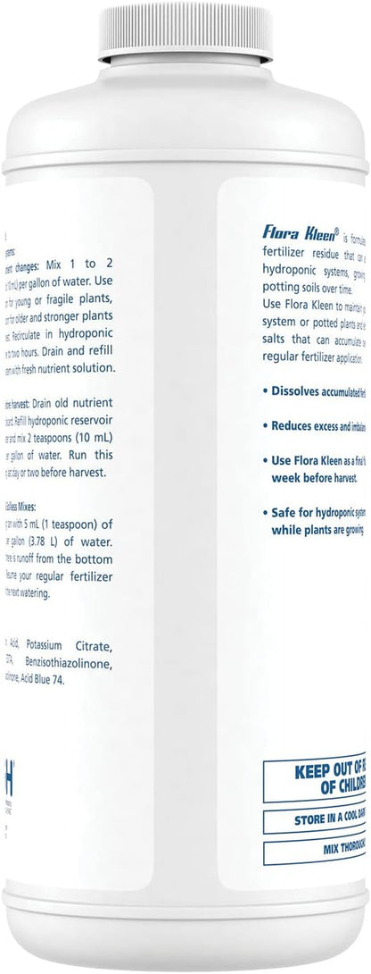 Florakleen QT - Mineral Salt Clearing Solution, 1/4 Gallon