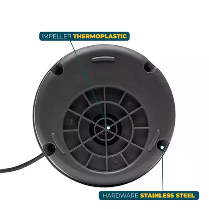 1/6 HP 1100 GPH Thermoplastic Submersible Utility Pump